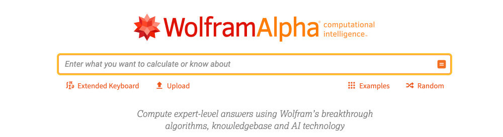 Wolfram Alpha