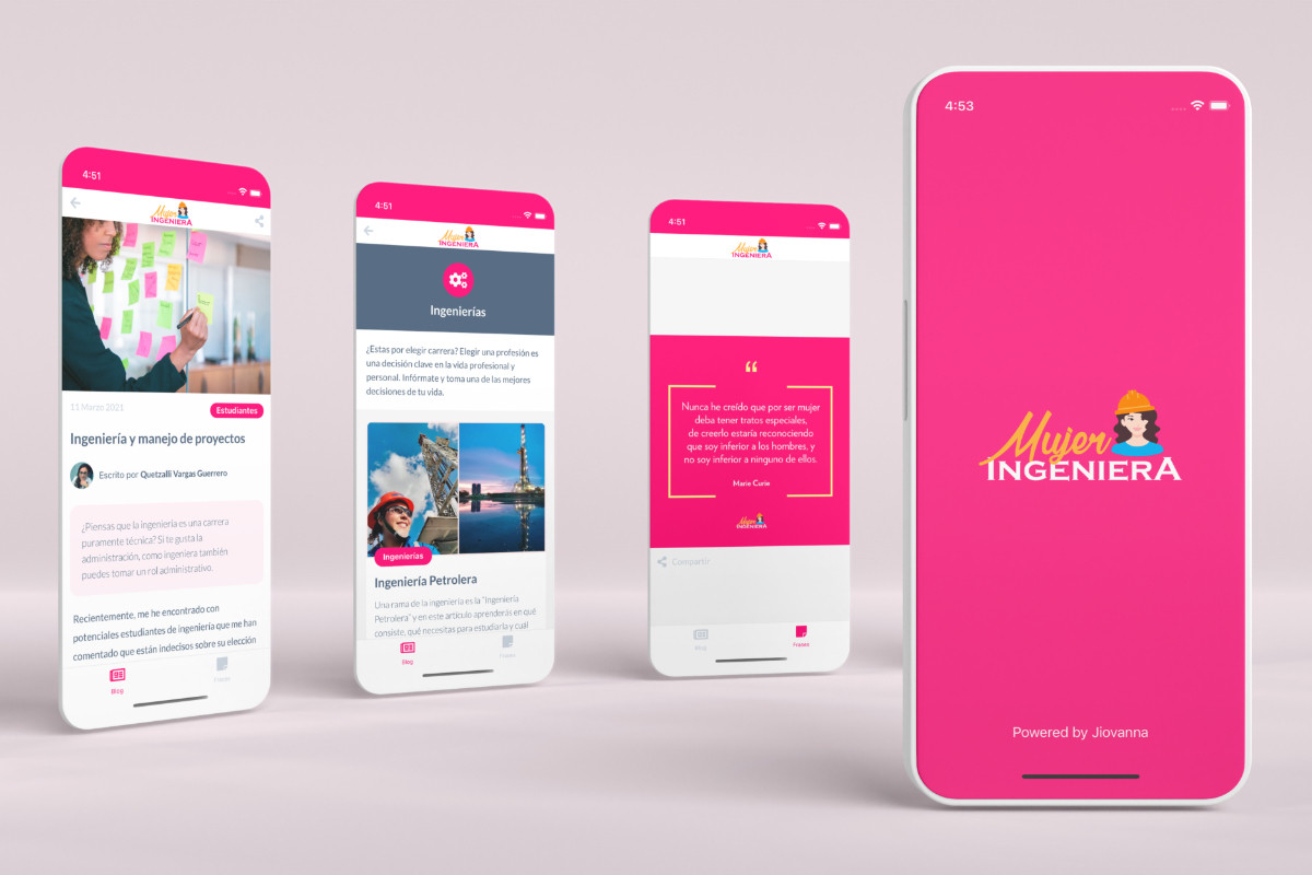 Una app para Mujeres en Ingeniería