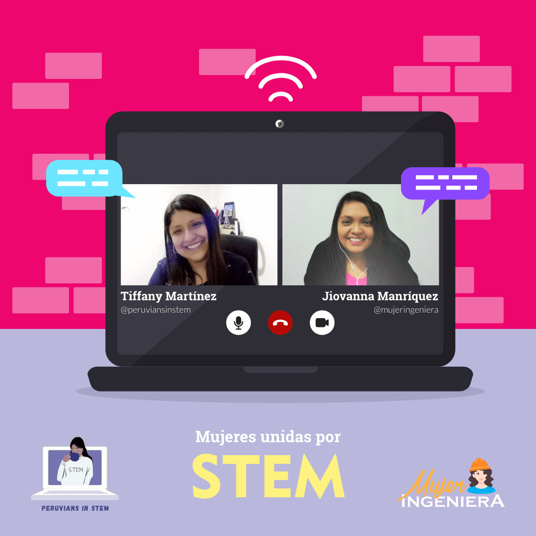 Mujer Ingeniera con Peruvians in STEM